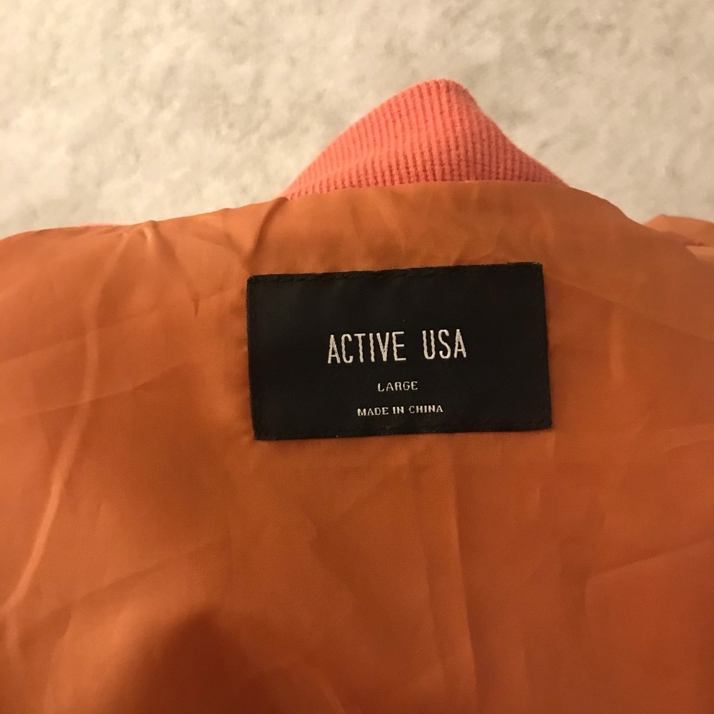 Pink Bomber Jacket - Picture 5 of 5